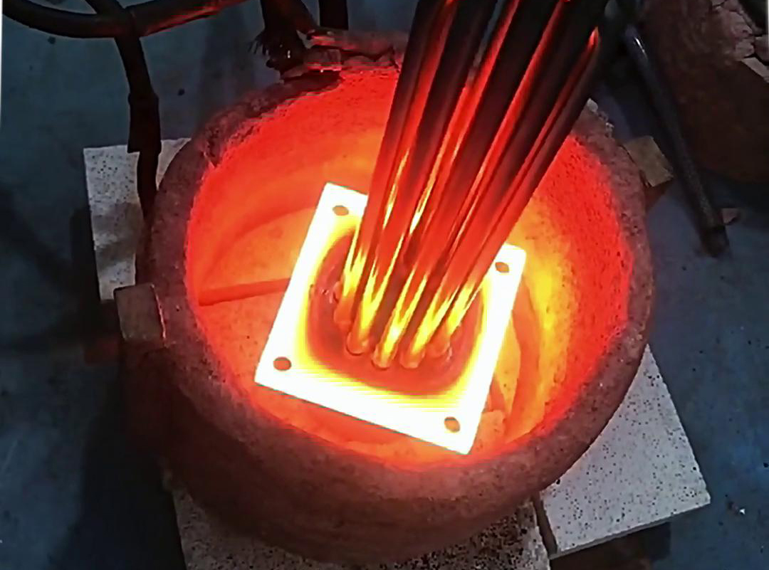 高難度發(fā)熱銅管焊接測(cè)試，高頻釬焊方式也不保證成功